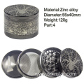 GZ010554SPOEM LOGO metal herb grinder smoke weed accessories